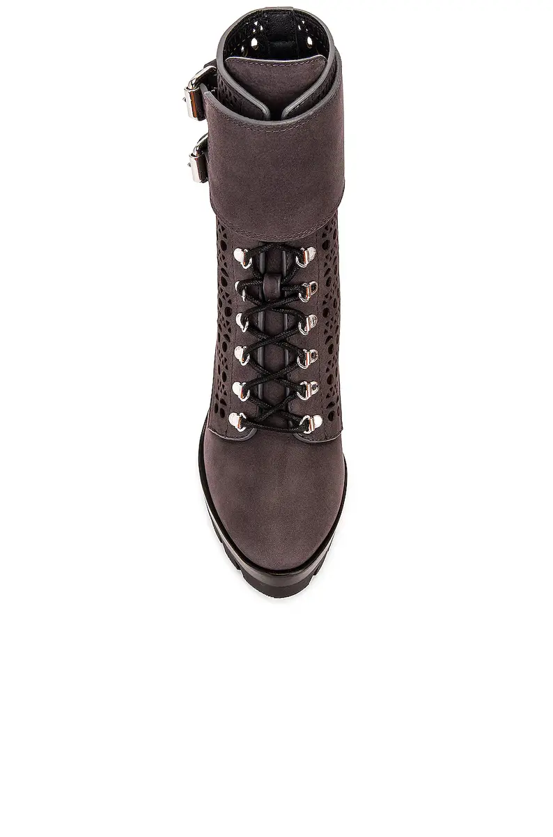 Alaïa Perforated Military Boots | Thumbnail 4 Alaïa Perforated Military Boots | Thumbnail 4