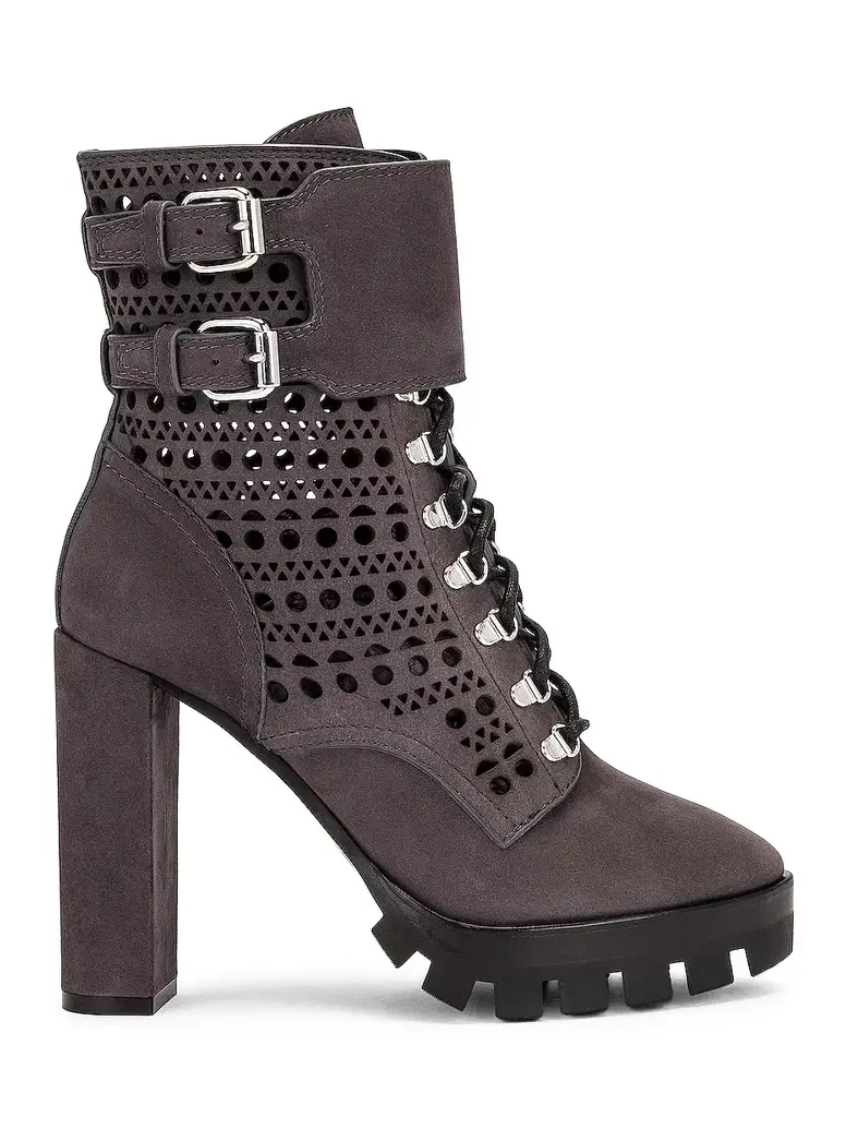 Alaïa Perforated Military Boots