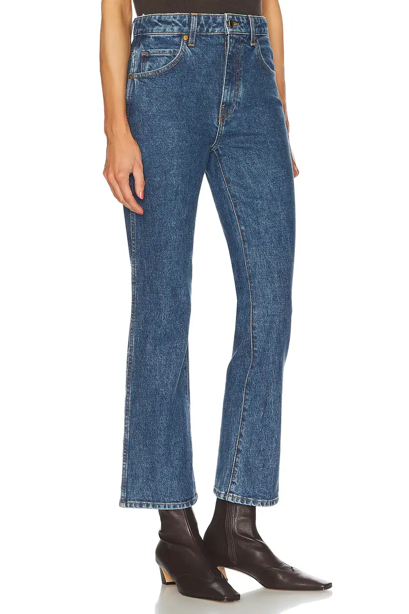Khaite Vivian Slim Straight Leg Jeans | Thumbnail 2 Khaite Vivian Slim Straight Leg Jeans | Thumbnail 2