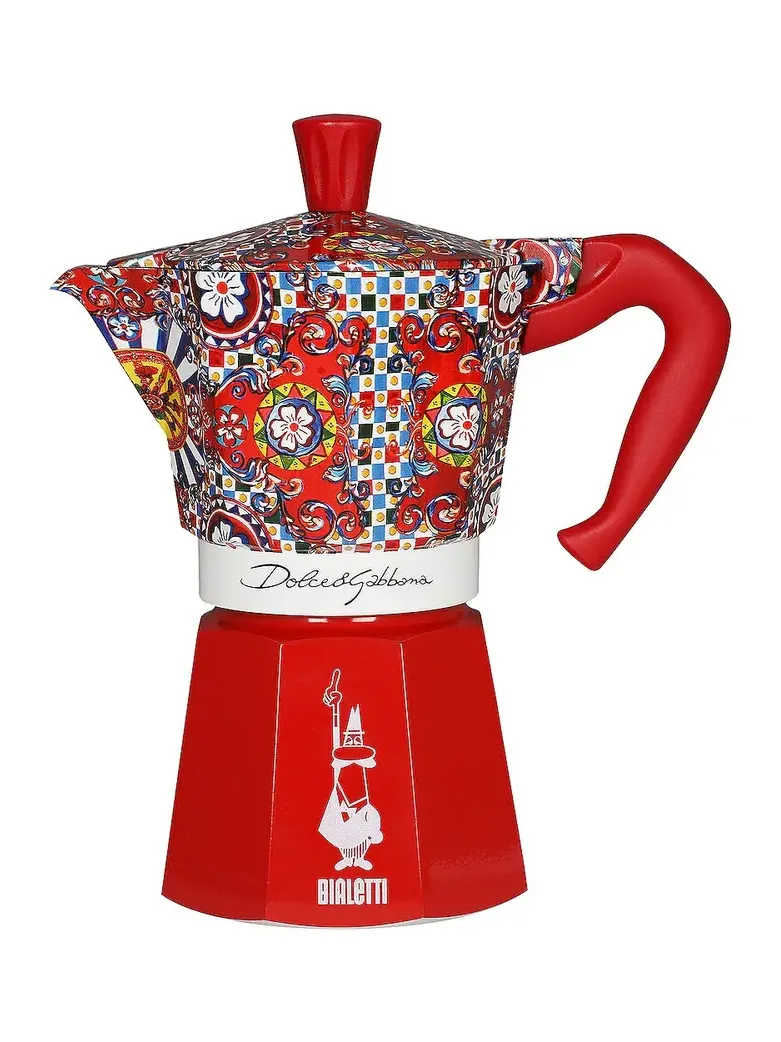 Dolce & Gabbana Casa x Bialetti 6 Cup Moka Machine