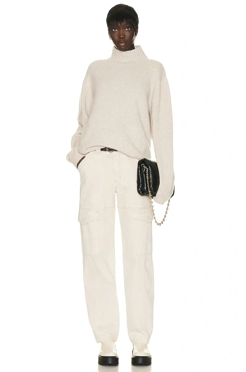 The Elder Statesman Relaxed Turtleneck Sweater | Thumbnail 4 The Elder Statesman Relaxed Turtleneck Sweater | Thumbnail 4