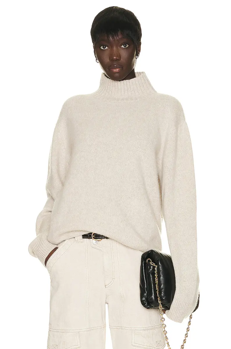 The Elder Statesman Relaxed Turtleneck Sweater