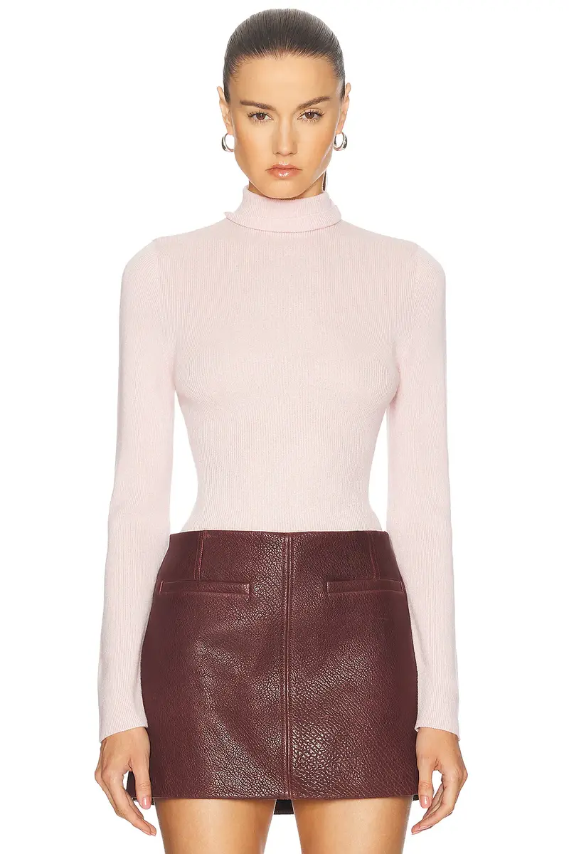 The Elder Statesman Delicash Turtleneck Top | Image 1 The Elder Statesman Delicash Turtleneck Top | Image 1