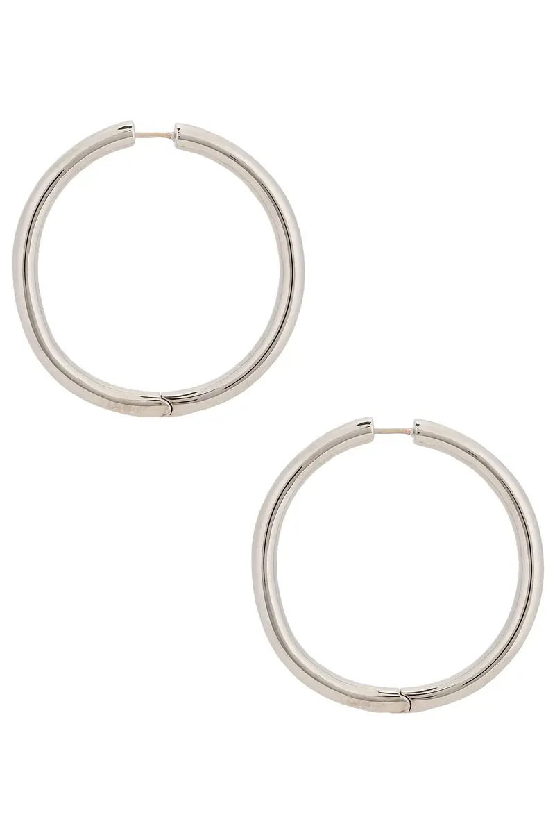 Jennifer Fisher Lilly Hinged Baby Hoop Earrings | Thumbnail 2 Jennifer Fisher Lilly Hinged Baby Hoop Earrings | Thumbnail 2