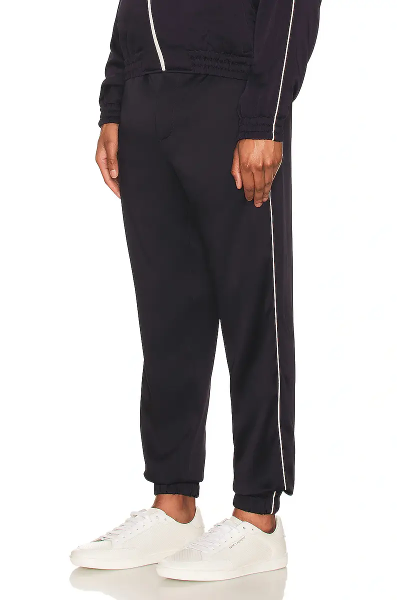Saint Laurent Satin Detail Piping Sweatpants | Thumbnail 5