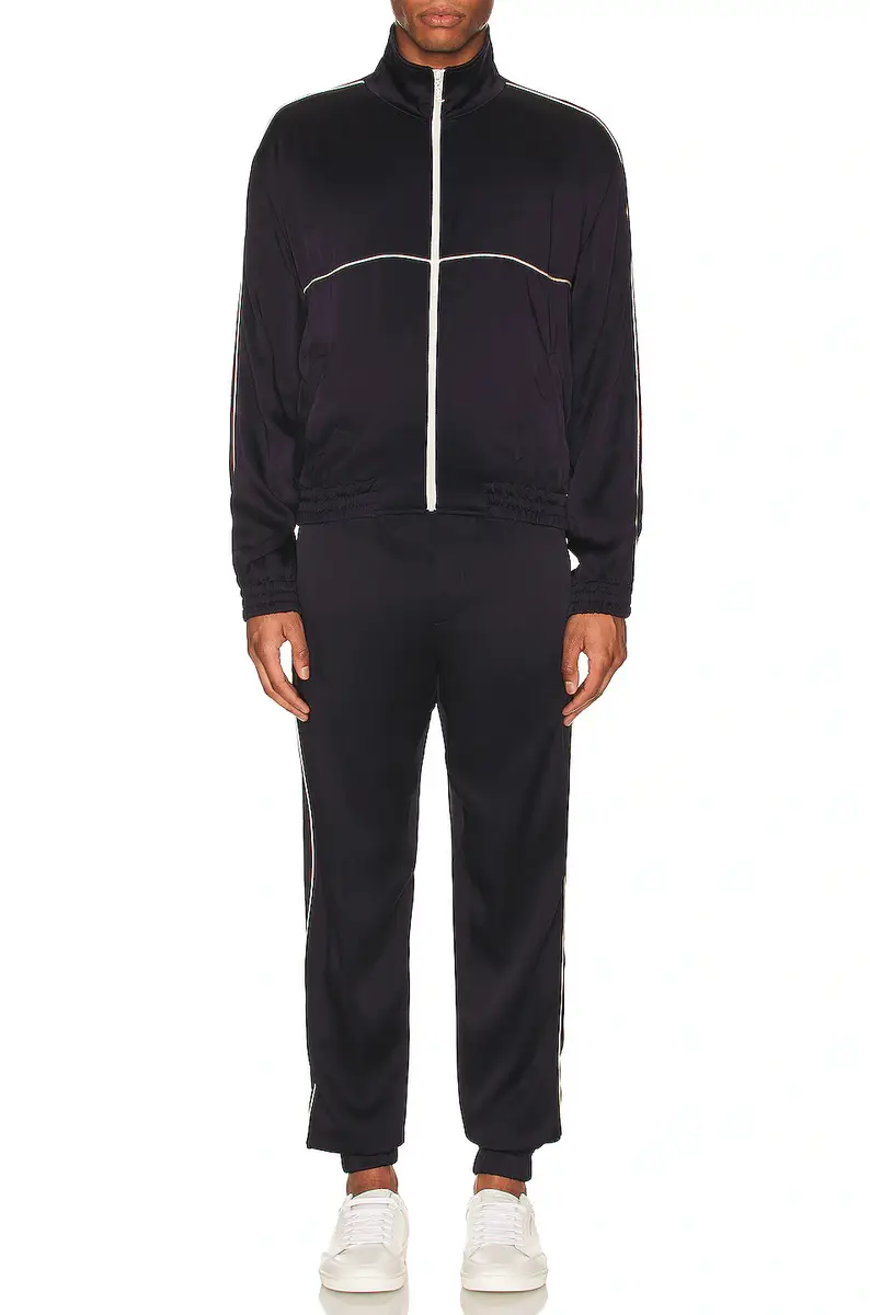 Saint Laurent Satin Detail Piping Sweatpants | Thumbnail 6