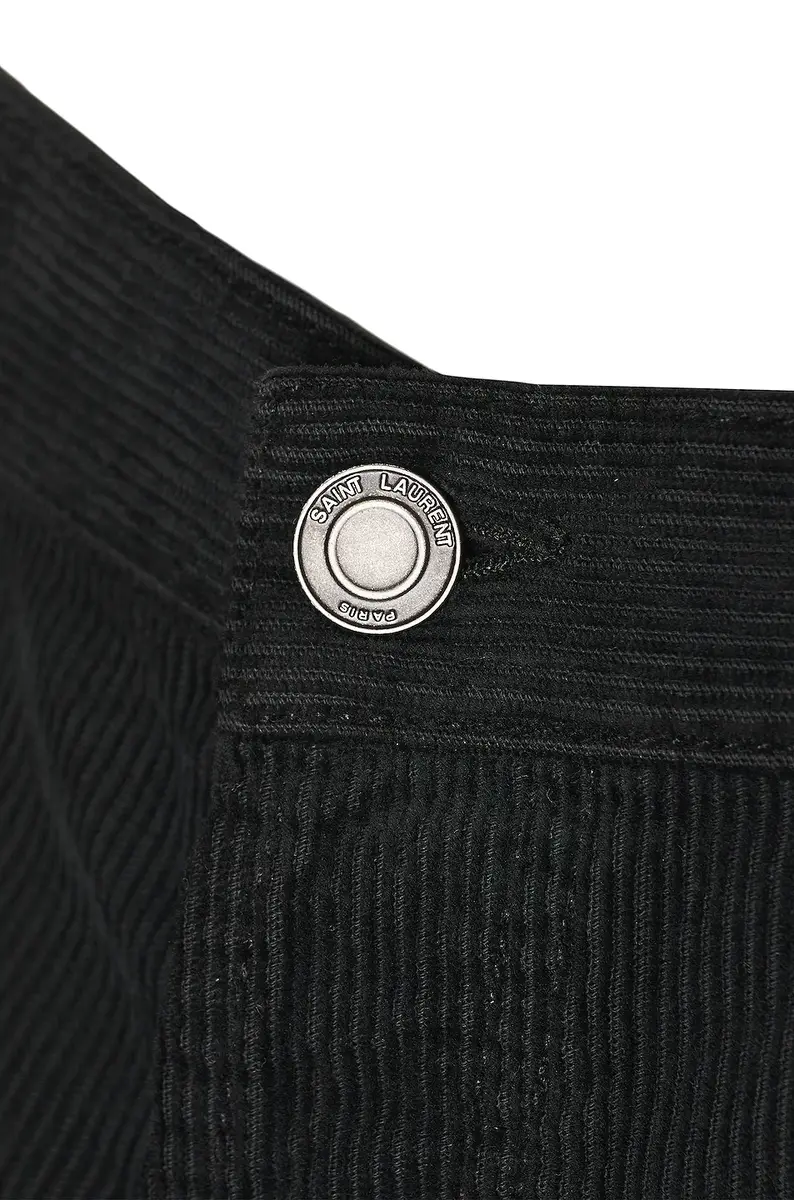 Saint Laurent Relaxed Mid Waist Corduroy Pant | Thumbnail 3