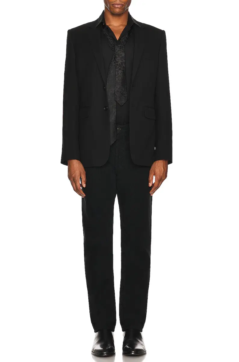 Saint Laurent Relaxed Mid Waist Corduroy Pant | Thumbnail 6