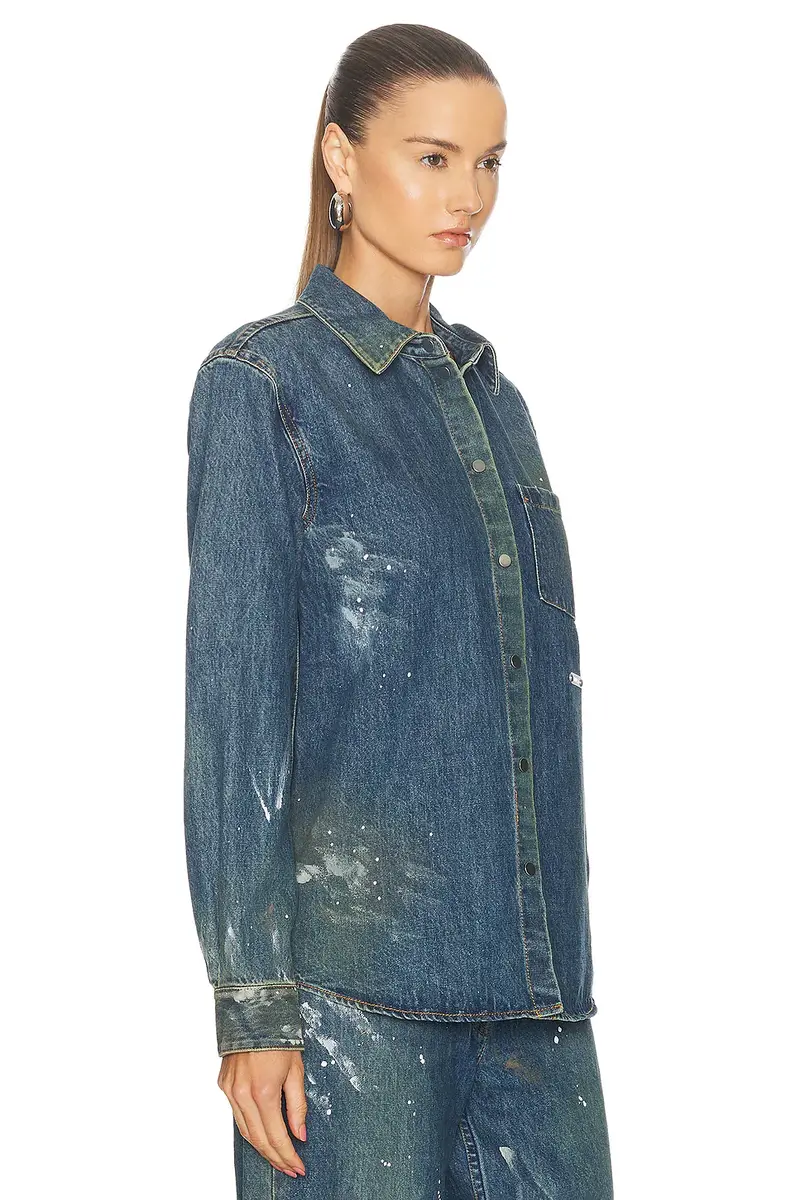 Helmut Lang Denim Shacket | Thumbnail 2