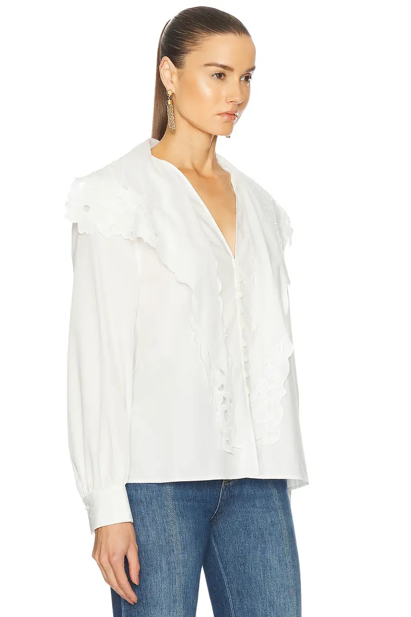 Chloé Long Sleeve Top | Thumbnail 2 Chloé Long Sleeve Top | Thumbnail 2
