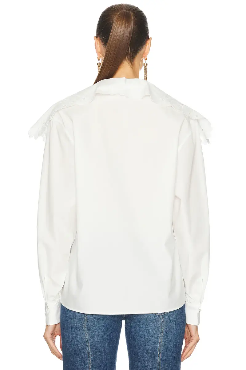 Chloé Long Sleeve Top | Thumbnail 3 Chloé Long Sleeve Top | Thumbnail 3