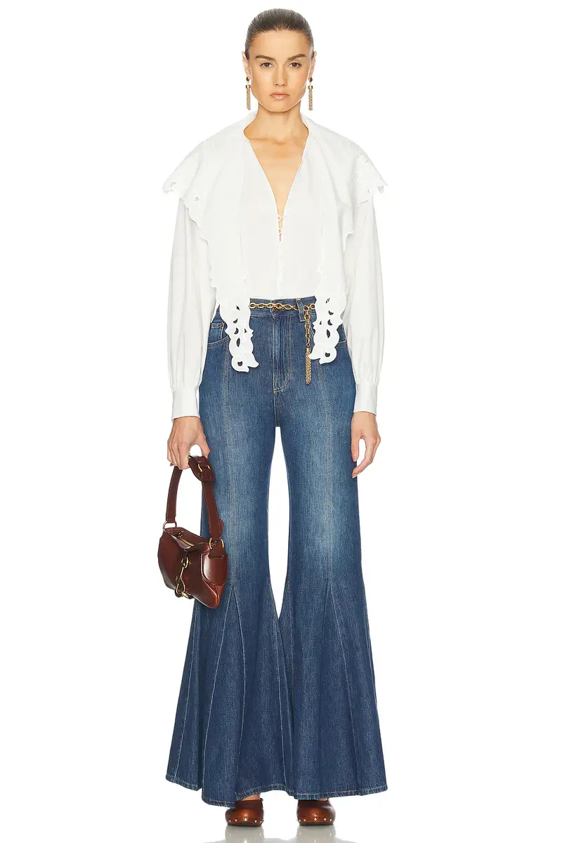 Chloé Long Sleeve Top | Thumbnail 4 Chloé Long Sleeve Top | Thumbnail 4