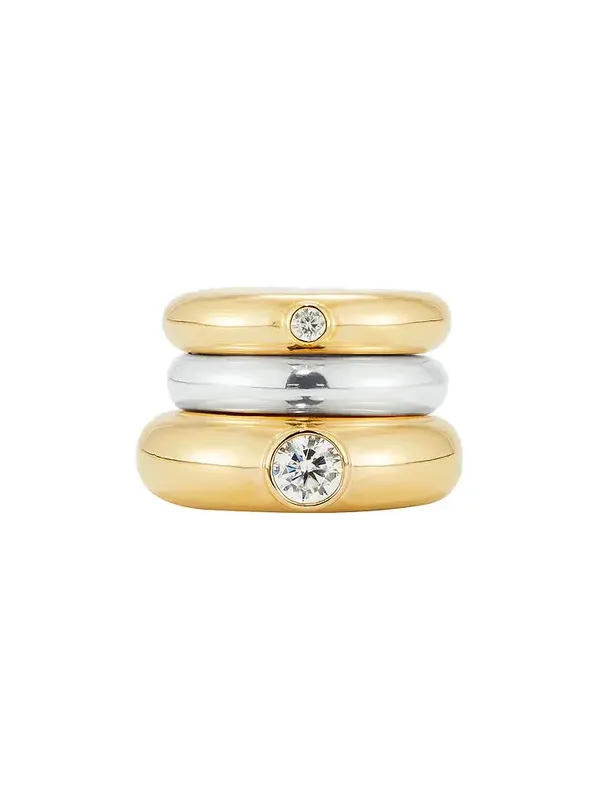 Zirconia Stacking Donut Ring