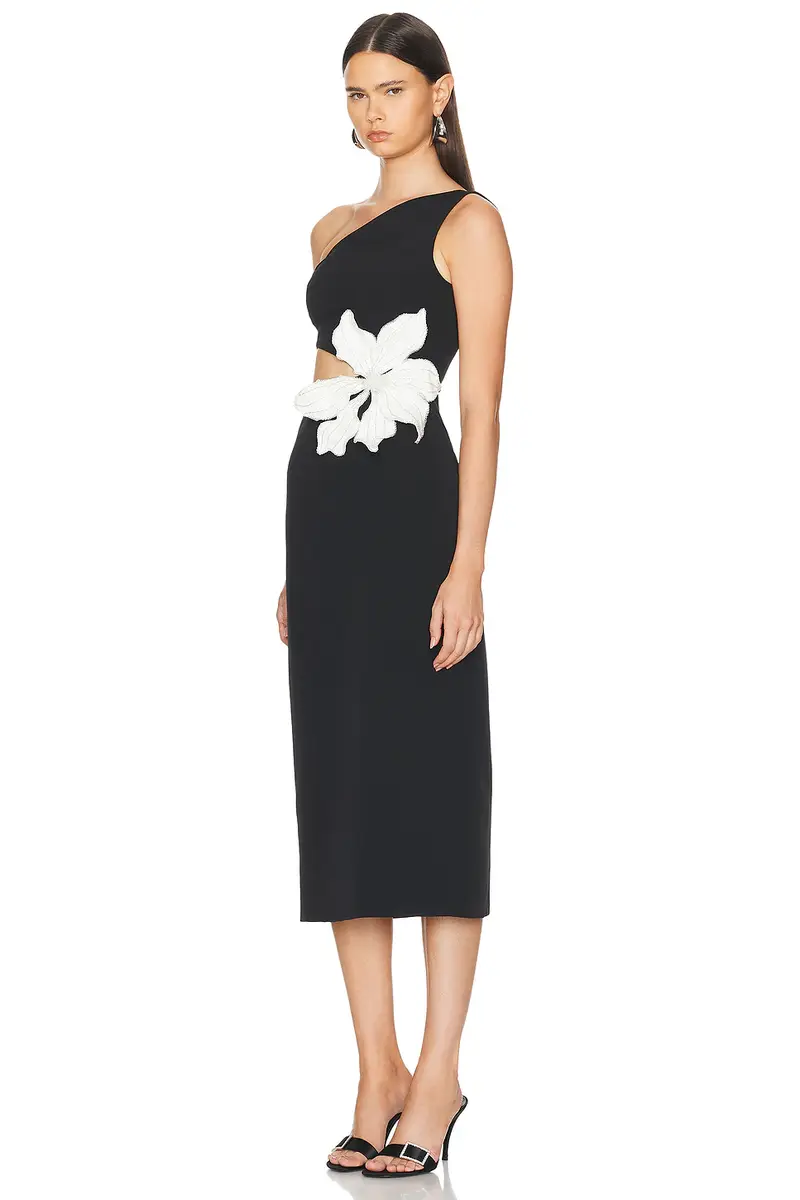 PatBo Flower Applique Midi Dress | Thumbnail 3 PatBo Flower Applique Midi Dress | Thumbnail 3