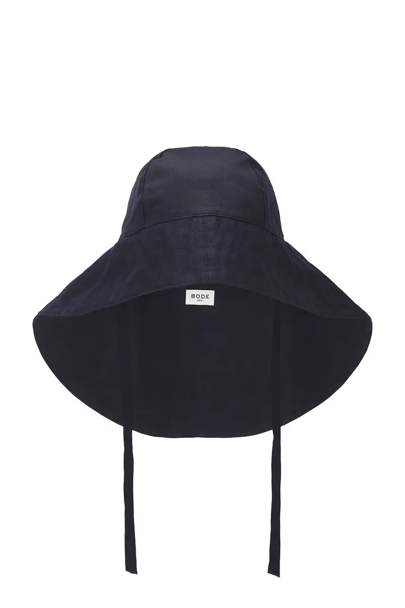 BODE Waxed Herringbone Rain Hat | Image 1 BODE Waxed Herringbone Rain Hat | Image 1