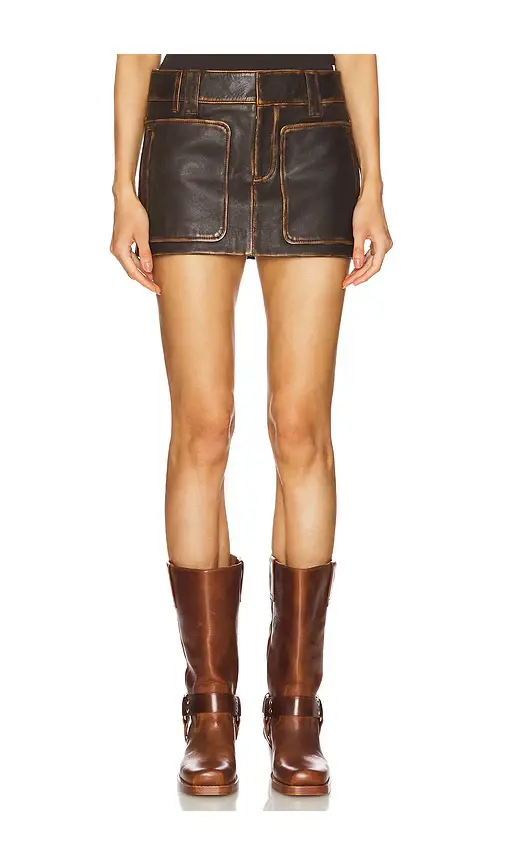 GRLFRND Patch Pocket Mini Skirt