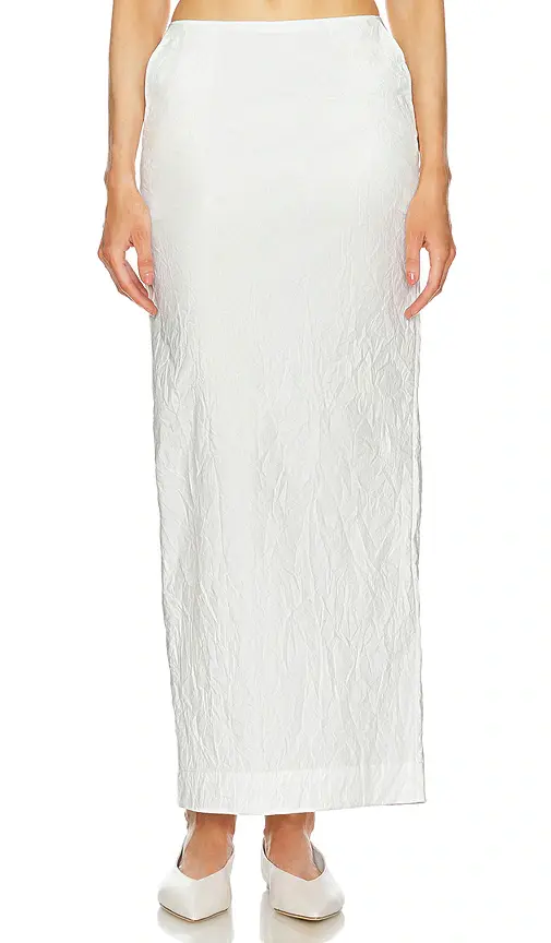 Helsa Crinkle Maxi Skirt
