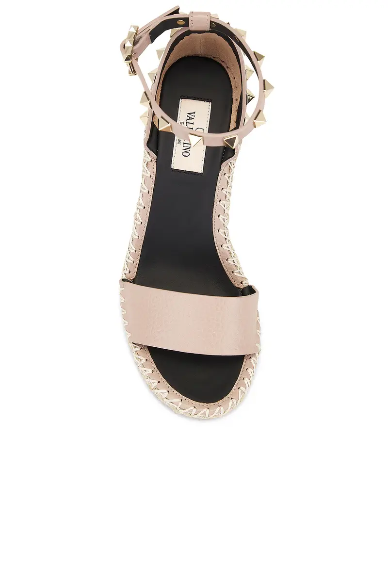 Valentino Garavani Rockstud Wedge Espadrillas | Thumbnail 4 Valentino Garavani Rockstud Wedge Espadrillas | Thumbnail 4