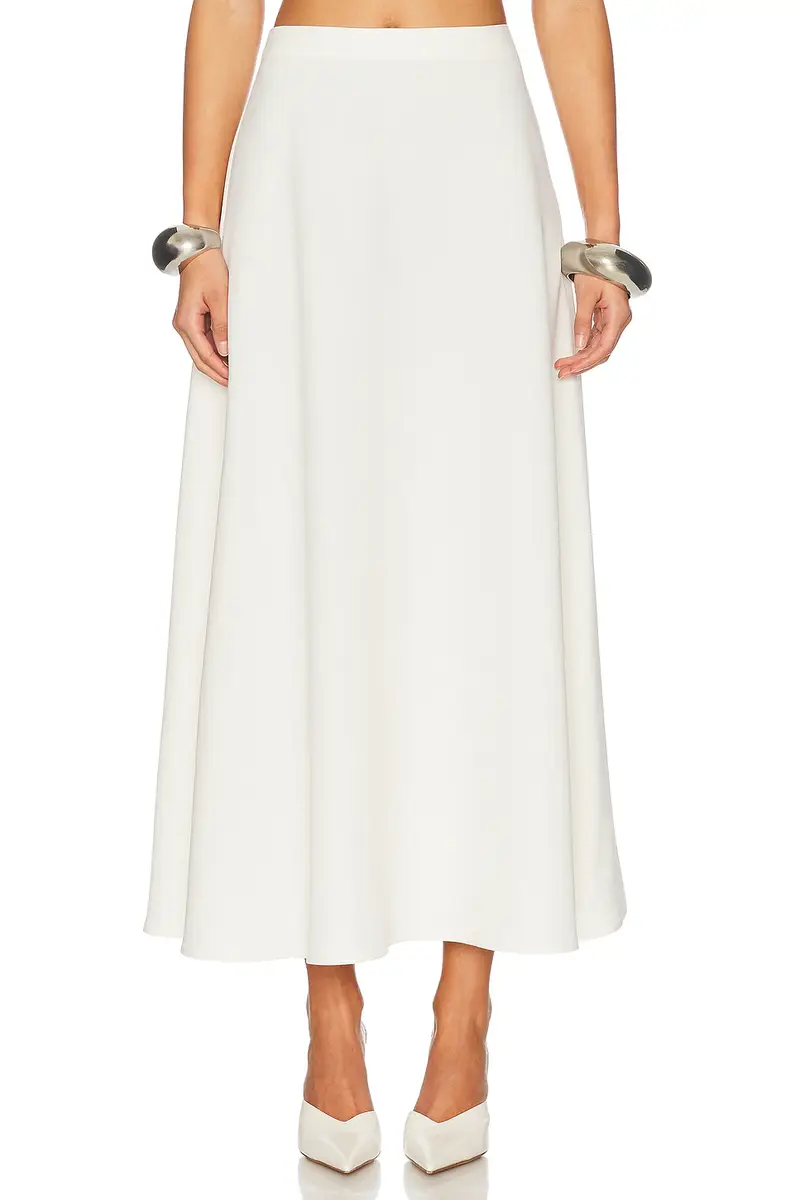 Helsa The Heavy Crepe Midi Skirt | Thumbnail 3 Helsa The Heavy Crepe Midi Skirt | Thumbnail 3