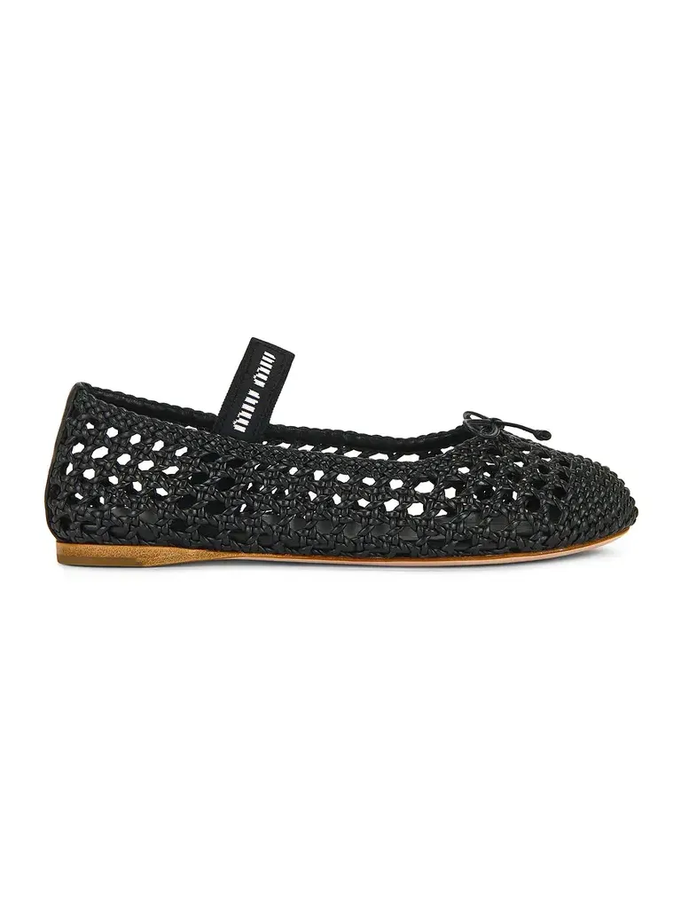 Miu Miu Ballet Flat | Thumbnail 1 Miu Miu Ballet Flat | Thumbnail 1