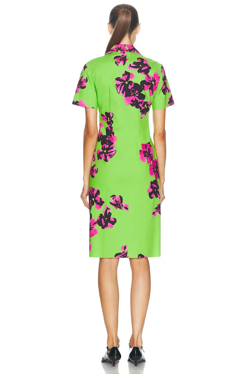 Miu Miu Midi Shirt Dress | Thumbnail 3 Miu Miu Midi Shirt Dress | Thumbnail 3