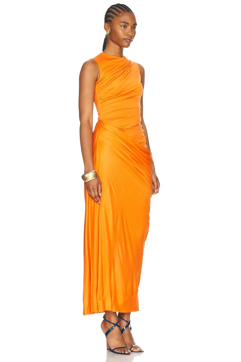 Alexander McQueen Jersey Midi Dress | Thumbnail 2 Alexander McQueen Jersey Midi Dress | Thumbnail 2