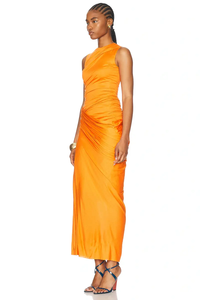 Alexander McQueen Jersey Midi Dress | Thumbnail 3 Alexander McQueen Jersey Midi Dress | Thumbnail 3