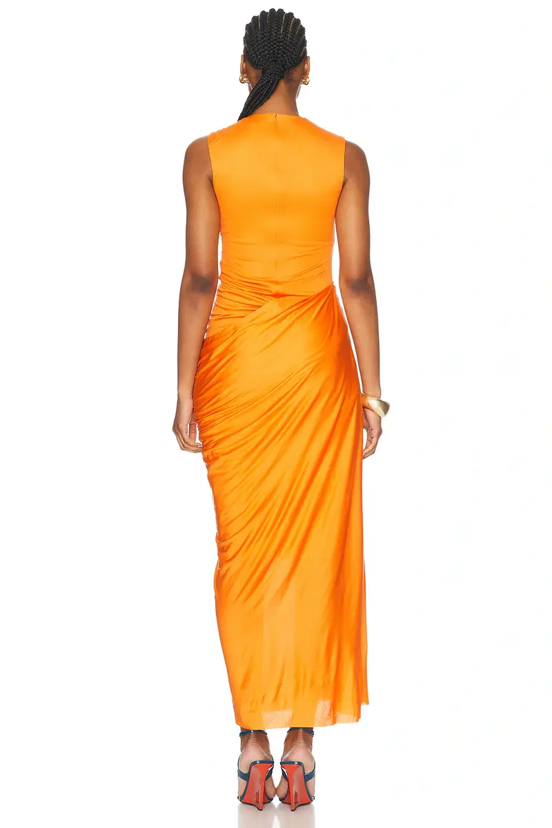 Alexander McQueen Jersey Midi Dress | Thumbnail 4 Alexander McQueen Jersey Midi Dress | Thumbnail 4
