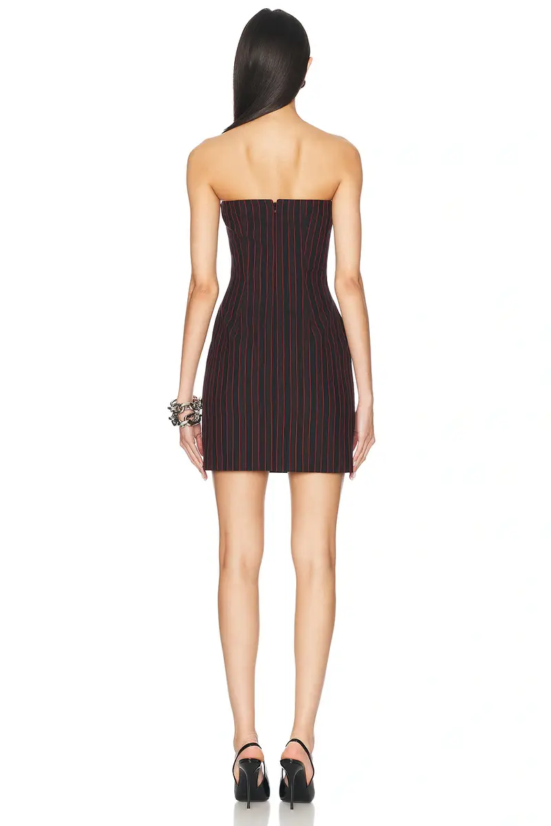 Alexander McQueen Strapless Day Dress | Thumbnail 3