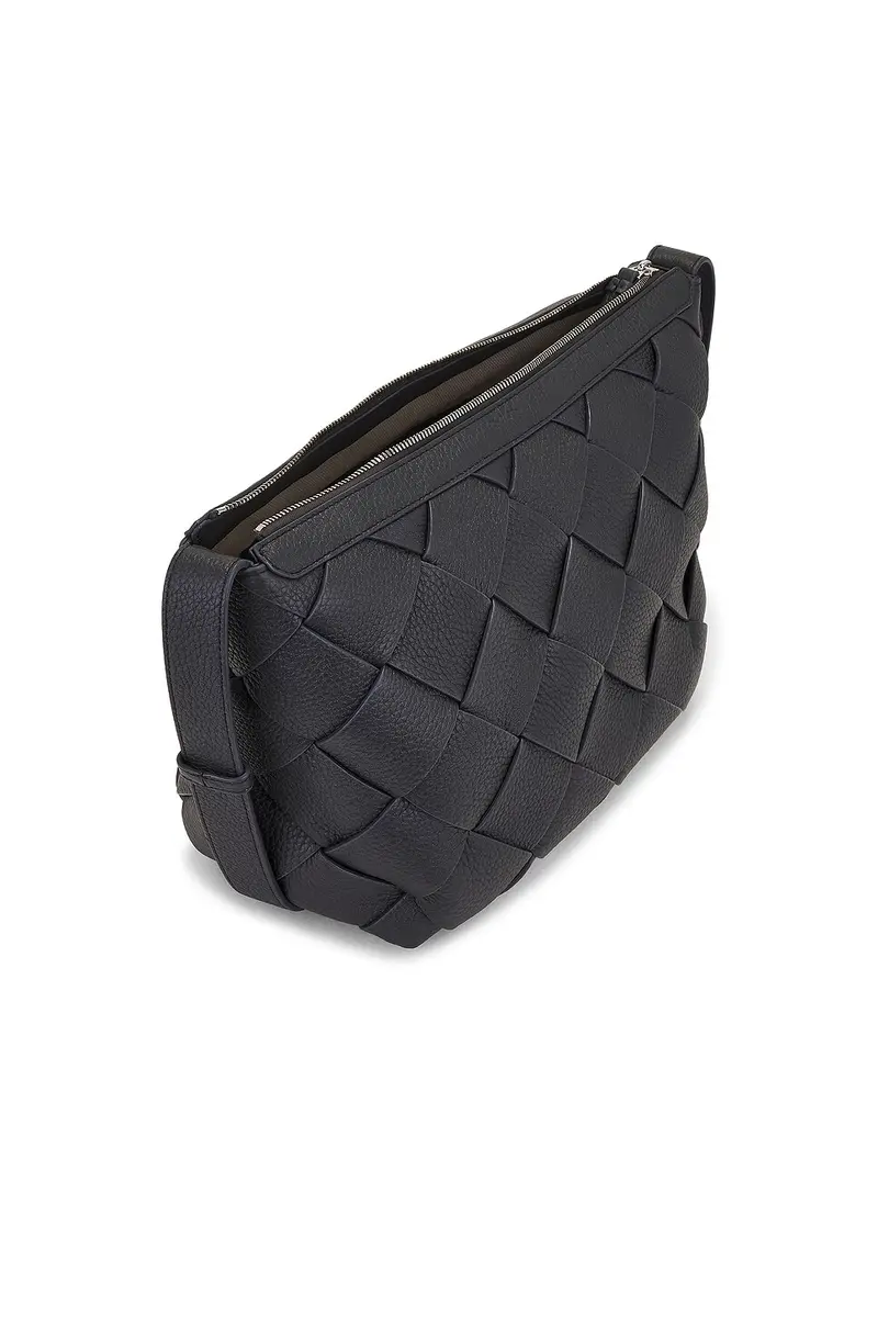 Bottega Veneta Medium Hobo Diagonal Intreccio Taurillon | Thumbnail 4