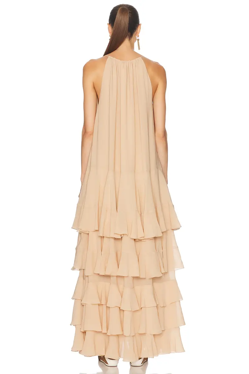 Chloé Flowy Tiered Dress | Thumbnail 3 Chloé Flowy Tiered Dress | Thumbnail 3