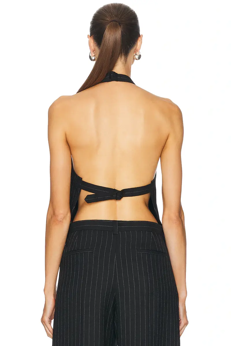 Wardrobe.NYC Backless Halter Top | Thumbnail 3 Wardrobe.NYC Backless Halter Top | Thumbnail 3