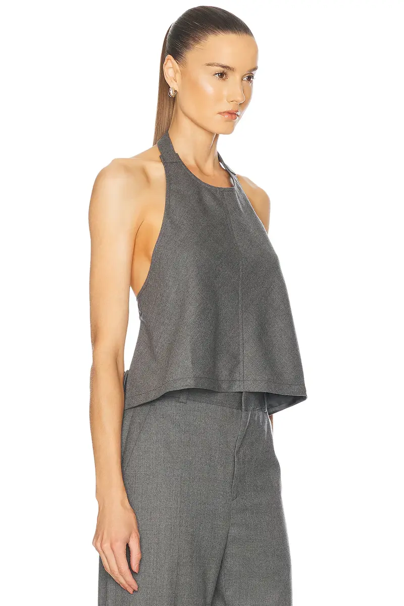 Wardrobe.NYC Backless Halter Top | Thumbnail 2 Wardrobe.NYC Backless Halter Top | Thumbnail 2