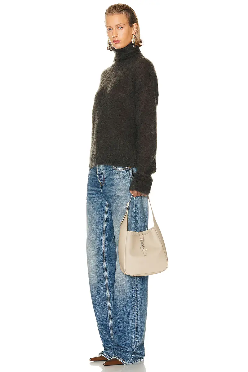 Saint Laurent Small Le 5 A 7 Supple Shoulder Bag | Thumbnail 2 Saint Laurent Small Le 5 A 7 Supple Shoulder Bag | Thumbnail 2