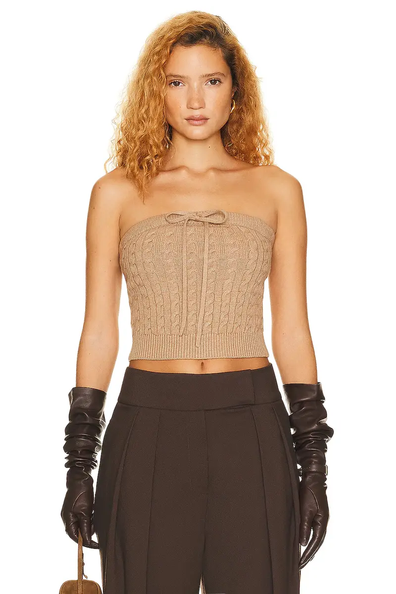 Helsa Taiki Cable Tube Top | Thumbnail 3 Helsa Taiki Cable Tube Top | Thumbnail 3