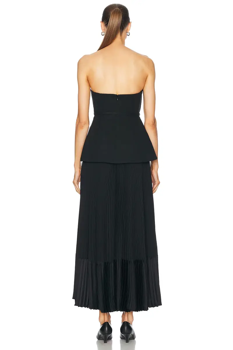 Simkhai Prisca Belted Bustier Tea Length Dress | Thumbnail 3 Simkhai Prisca Belted Bustier Tea Length Dress | Thumbnail 3