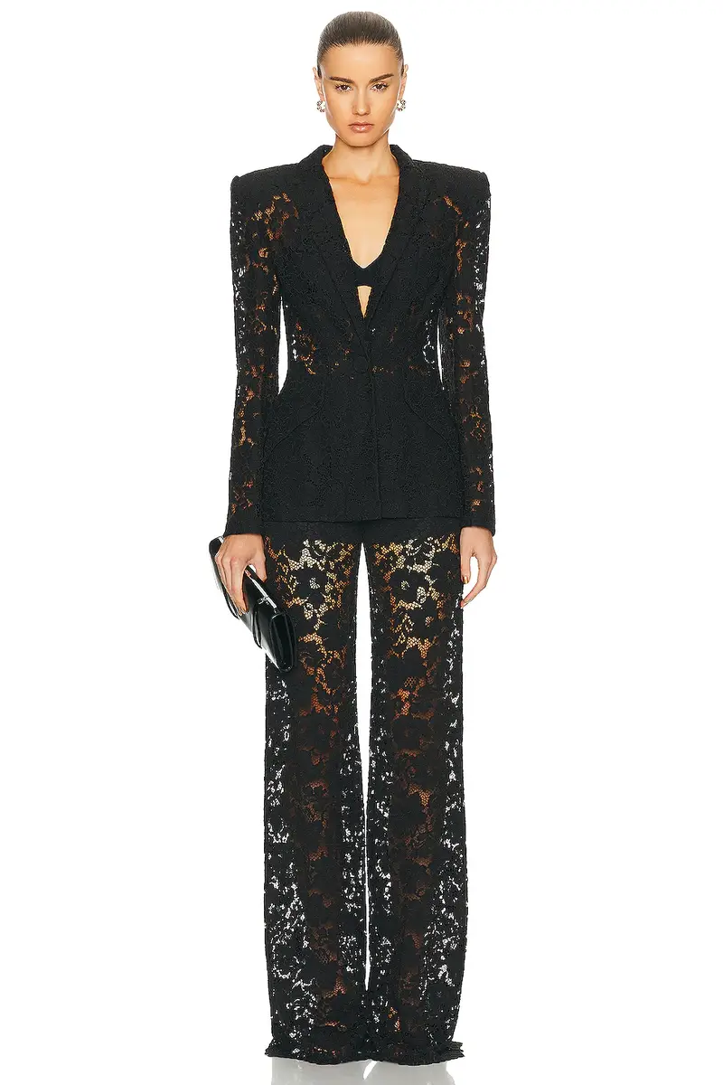 SANS FAFF London Lace Flared Pant | Thumbnail 4