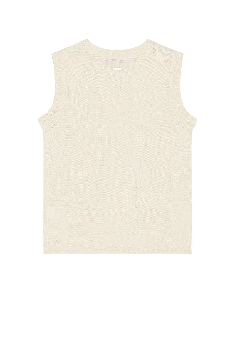 After Pray Damier Sleeveless Knit Top | Thumbnail 4