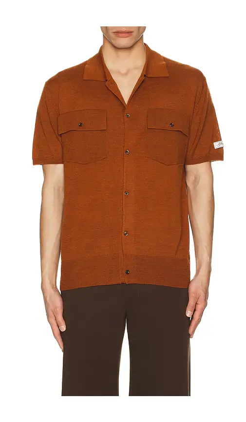 After Pray Maurice Polo Knit Cardigan | Thumbnail 5 After Pray Maurice Polo Knit Cardigan | Thumbnail 5