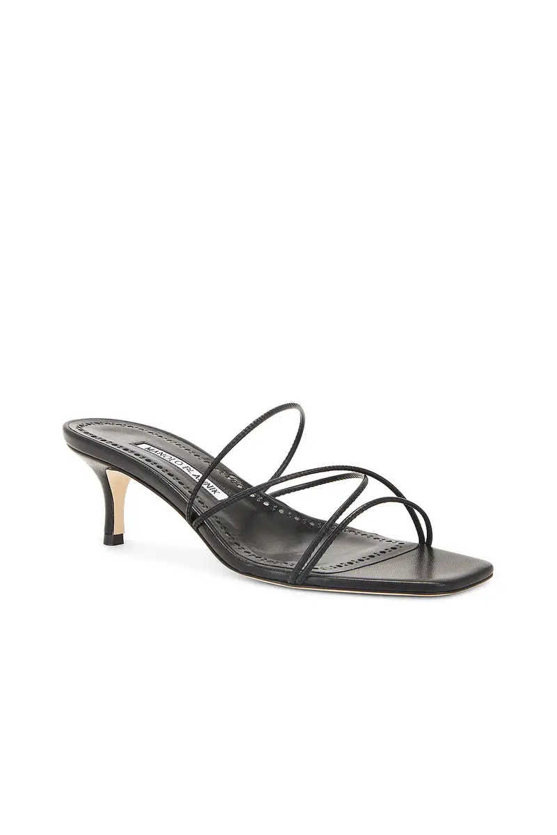 Manolo Blahnik Ninfemu 50 Nappa Sandal | Thumbnail 2 Manolo Blahnik Ninfemu 50 Nappa Sandal | Thumbnail 2