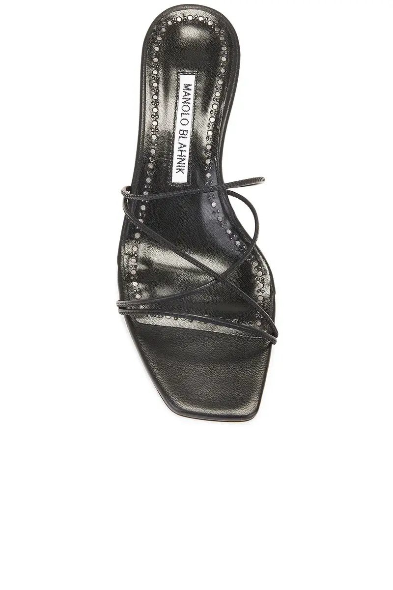 Manolo Blahnik Ninfemu 50 Nappa Sandal | Thumbnail 4 Manolo Blahnik Ninfemu 50 Nappa Sandal | Thumbnail 4