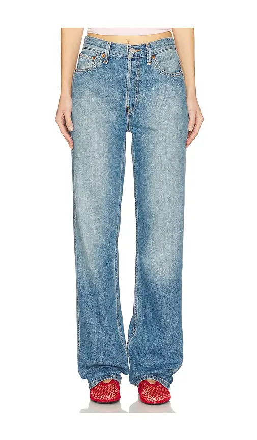 RE/DONE 90s High Rise Loose Jeans | Image 1 RE/DONE 90s High Rise Loose Jeans | Image 1
