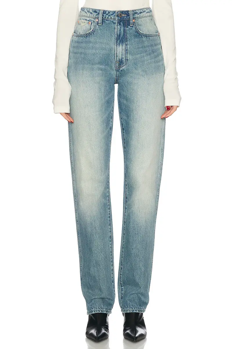 GRLFRND Sara Super High-rise Straight Jeans | Thumbnail 3