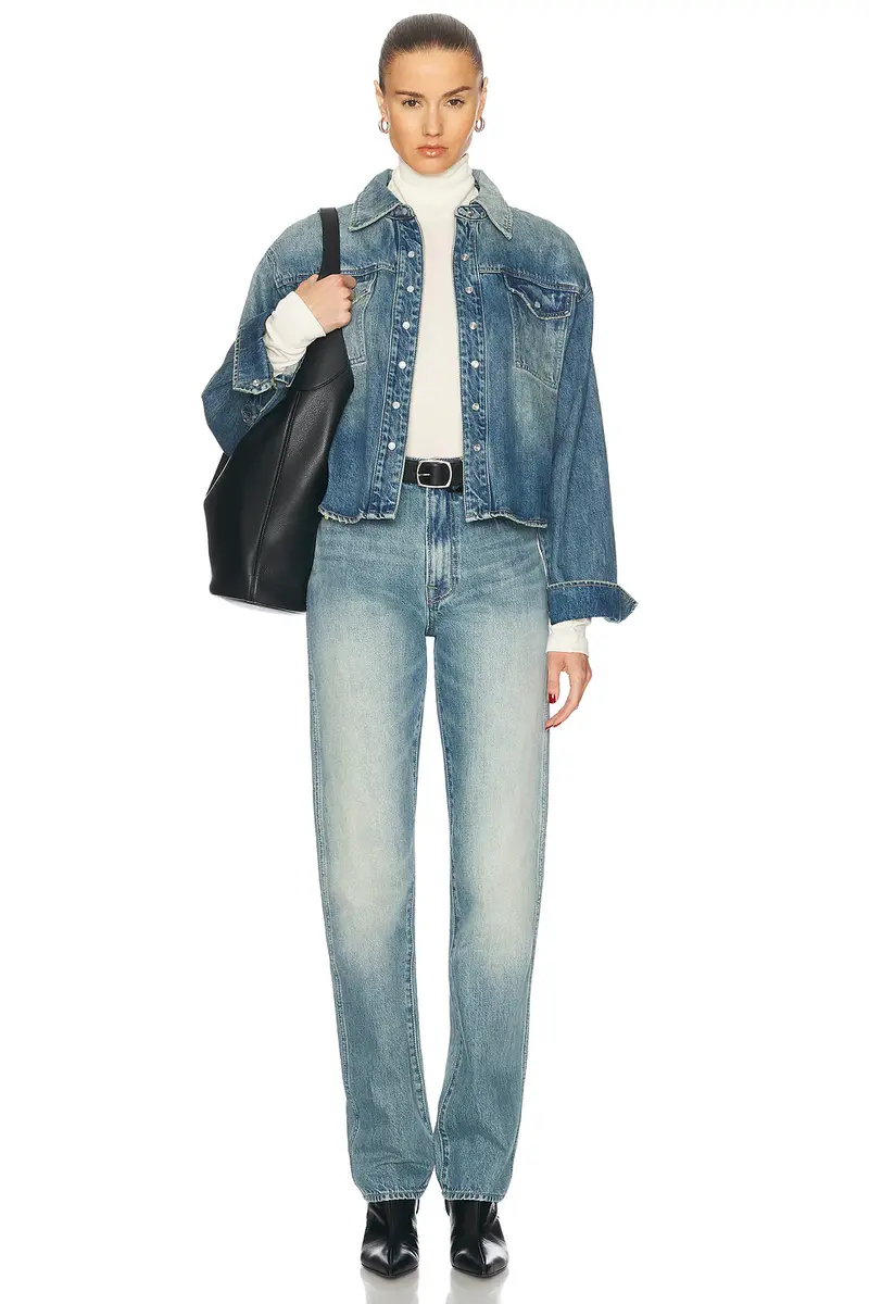 GRLFRND Sara Super High-rise Straight Jeans | Thumbnail 7