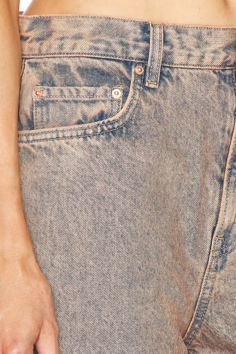 GRLFRND Luna Mid Rise Baggy Wide Leg Jeans | Thumbnail 8