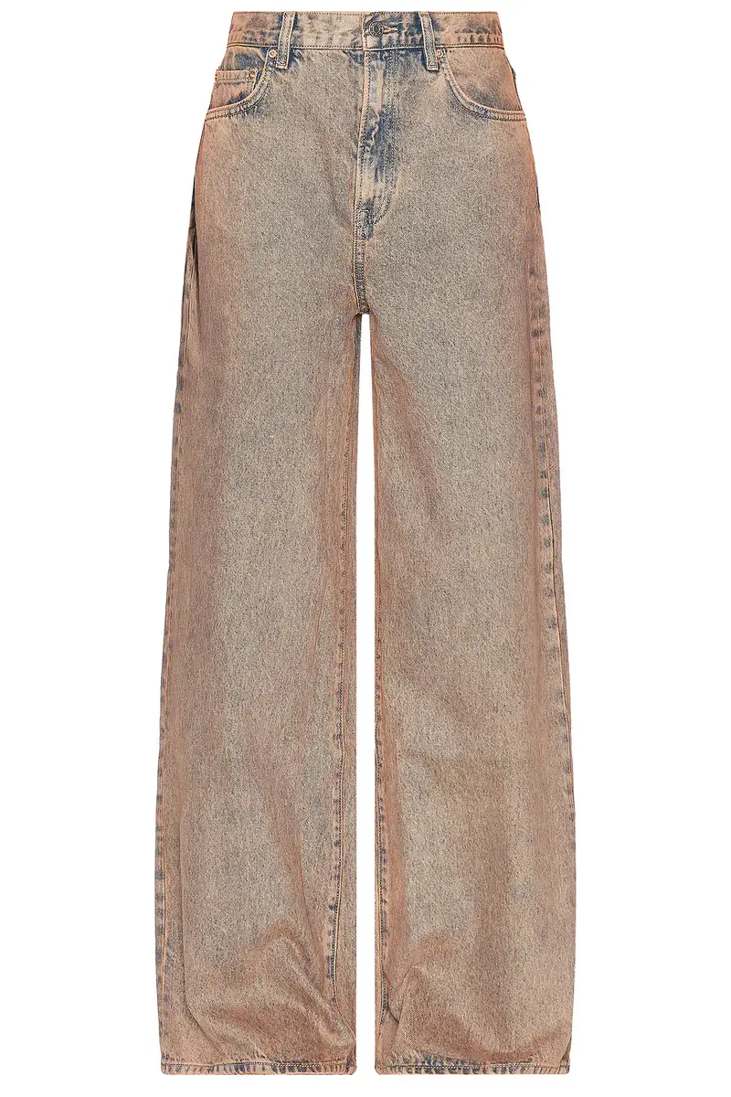 GRLFRND Luna Mid Rise Baggy Wide Leg Jeans | Thumbnail 9
