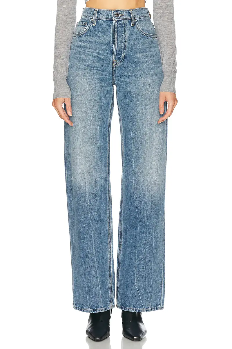 GRLFRND Brooklyn High Rise Straight Jeans