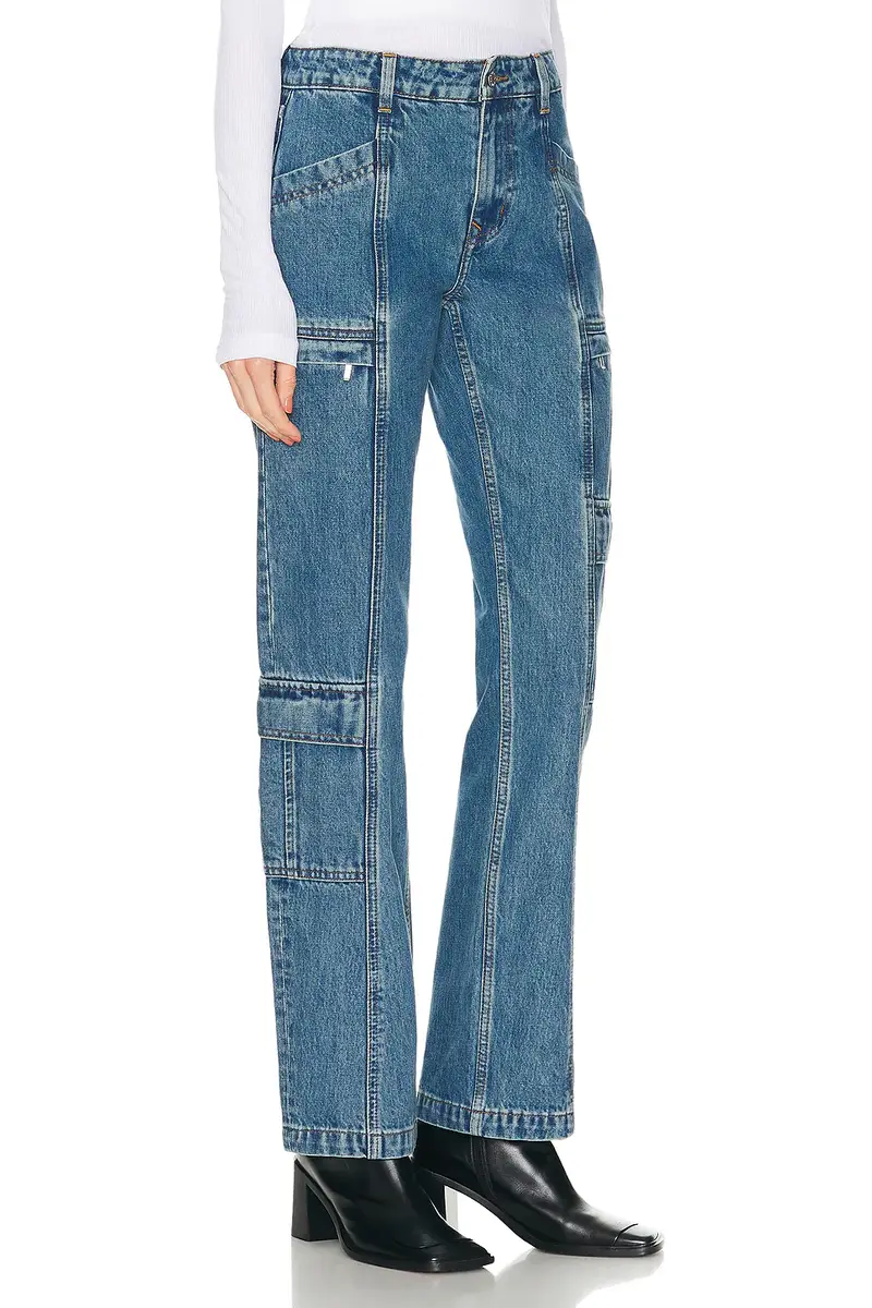 GRLFRND Naomi Low Rise Slim Cargo Jeans | Thumbnail 4 GRLFRND Naomi Low Rise Slim Cargo Jeans | Thumbnail 4