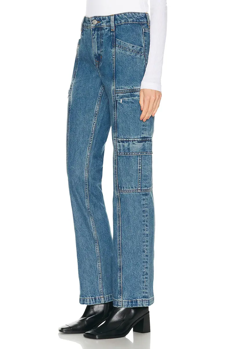 GRLFRND Naomi Low Rise Slim Cargo Jeans | Thumbnail 5 GRLFRND Naomi Low Rise Slim Cargo Jeans | Thumbnail 5