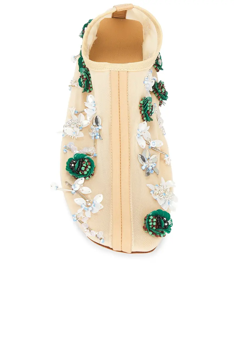 Christopher Esber Embla Beaded Mesh Flat | Thumbnail 4